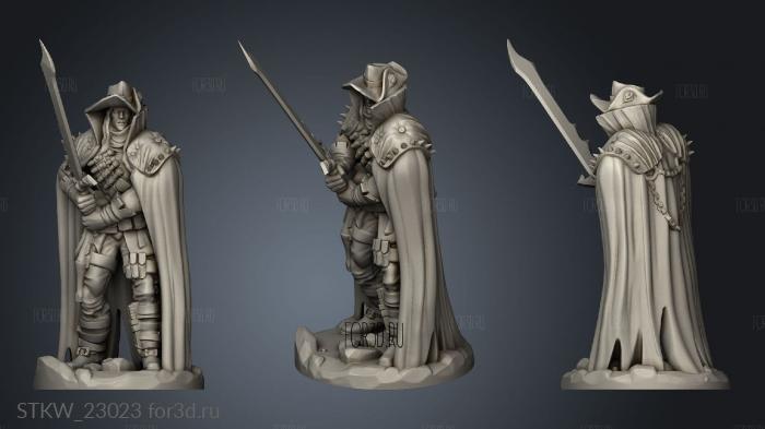 Vampire Hunter and Count 3d stl модель для ЧПУ