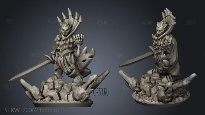 vampire lord stl model for CNC