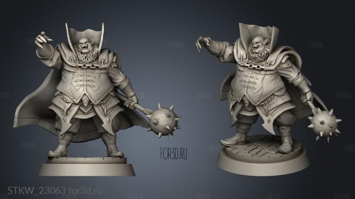 Vampire lord stl model for CNC