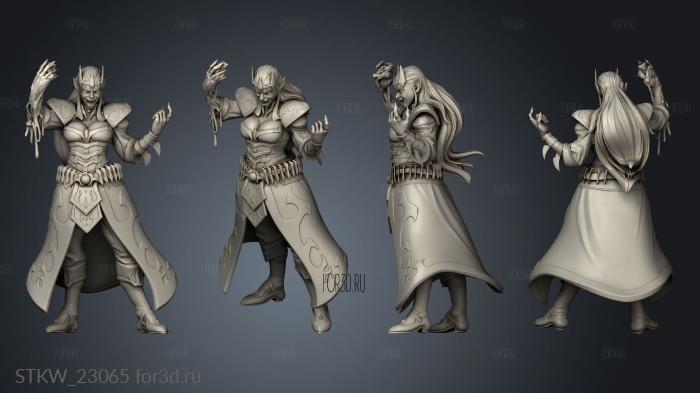 Vampire lord stl model for CNC