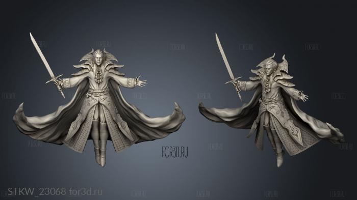 Vampire Lord Sword stl model for CNC