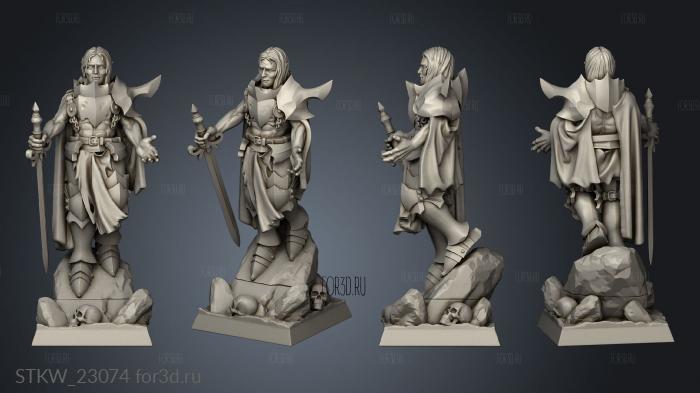 VAMPIRE NEOPHYTES UNIT CAPTAIN 3d stl модель для ЧПУ