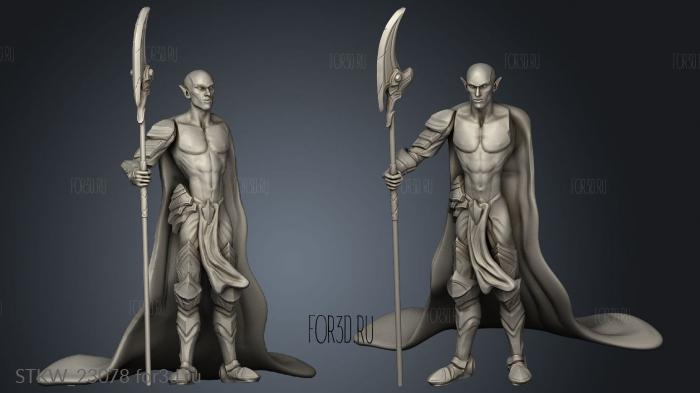 Vampire Warrior Guard 3d stl модель для ЧПУ