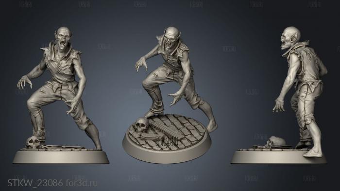 Vampires in Panshaw Enemies Vampire Spawn stl model for CNC