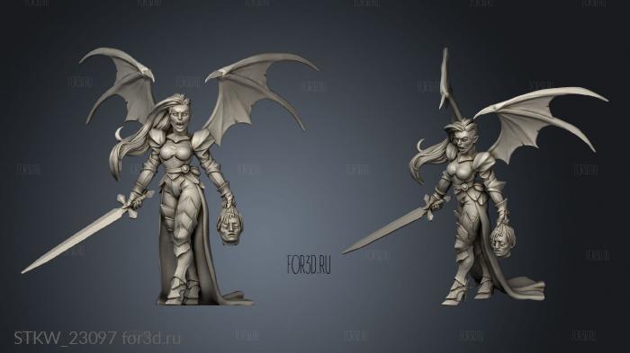 Vampires Vivienne Lacroix 3d stl модель для ЧПУ