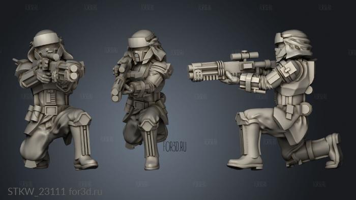 Vanguard Troopers aiming crotch 3d stl модель для ЧПУ