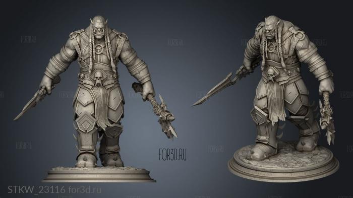 Varok Saurfang AXE 3d stl модель для ЧПУ