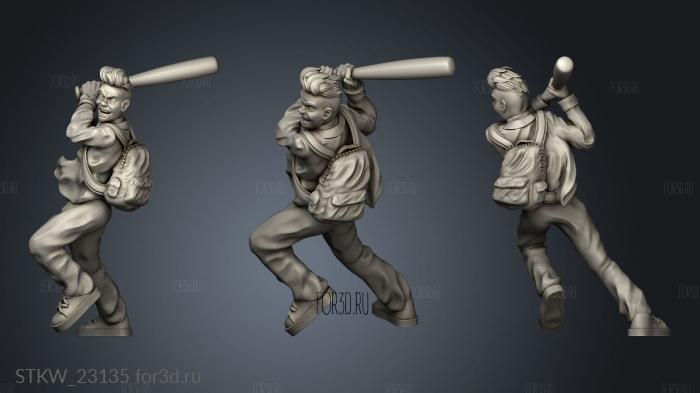 Vault Survivor Zack stl model for CNC