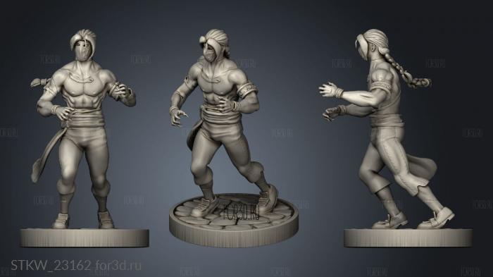 Vega Sculpture from Street Fighter stl model for CNC