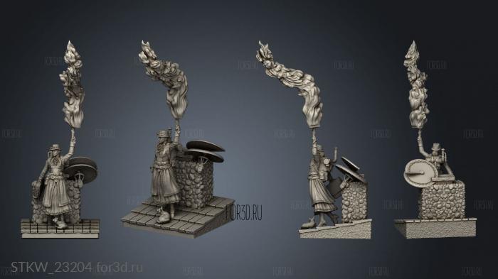 Victorian Punk Mary Poppins stl model for CNC