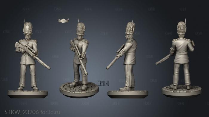 Victorian Punk Scotland Yard Guards Guard 3d stl модель для ЧПУ