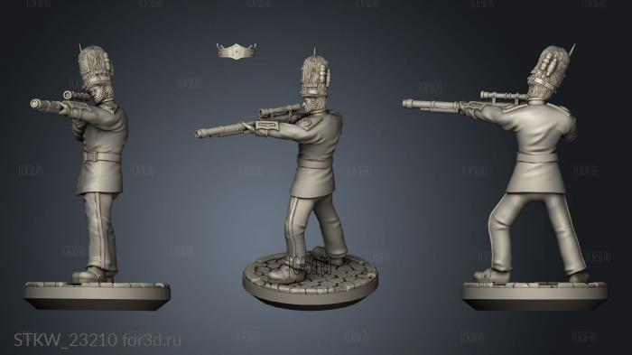 Victorian SPunk Scotland Yard Guards Guard stl model for CNC