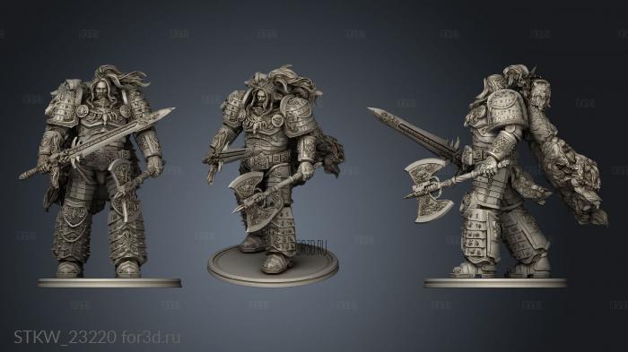 Viking Command Back Cloth 3d stl модель для ЧПУ