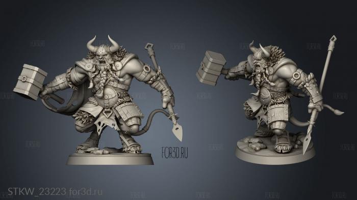 Viking Minotaurs minotaur 3d stl модель для ЧПУ