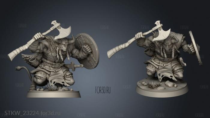 Viking Minotaurs minotaur 3d stl модель для ЧПУ