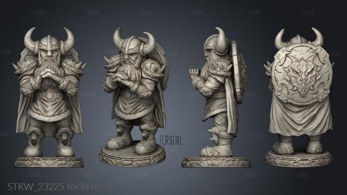 Viking Statue forest 3d stl модель для ЧПУ