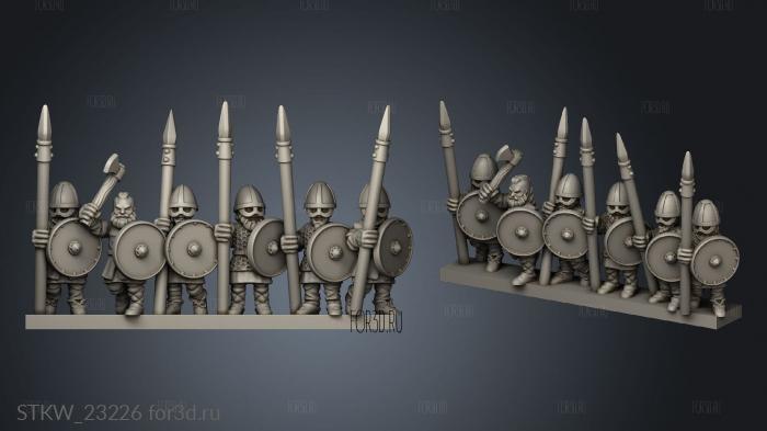 VIKING WARRIORS STRIPE 3d stl модель для ЧПУ