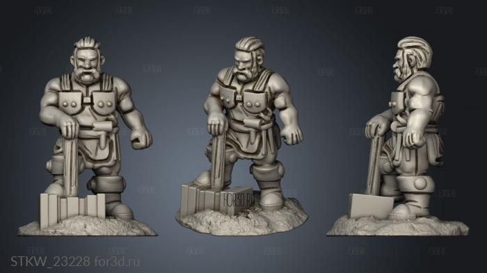 Vikings Dwarven Ruins Dwarf 3d stl модель для ЧПУ