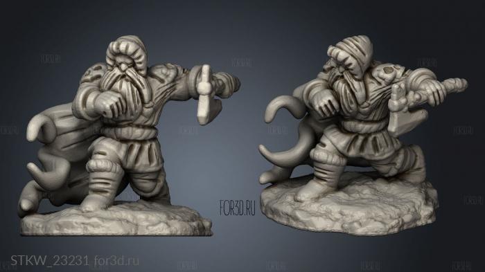 Vikings Dwarven Ruins Dwarf 3d stl модель для ЧПУ