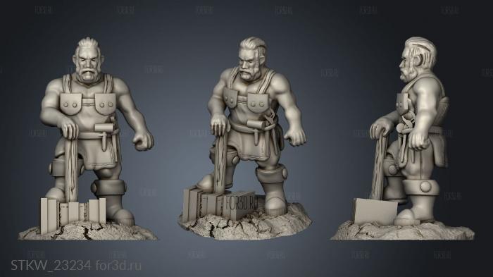 Vikings Dwarven Ruins Dwarf 3d stl модель для ЧПУ