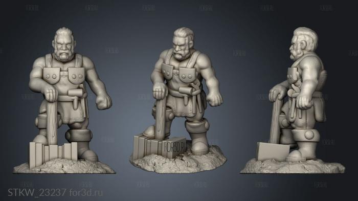 Vikings Dwarven Ruins Dwarf 3d stl модель для ЧПУ