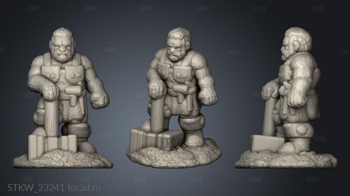 Vikings Dwarven Ruins Dwarf 3d stl модель для ЧПУ