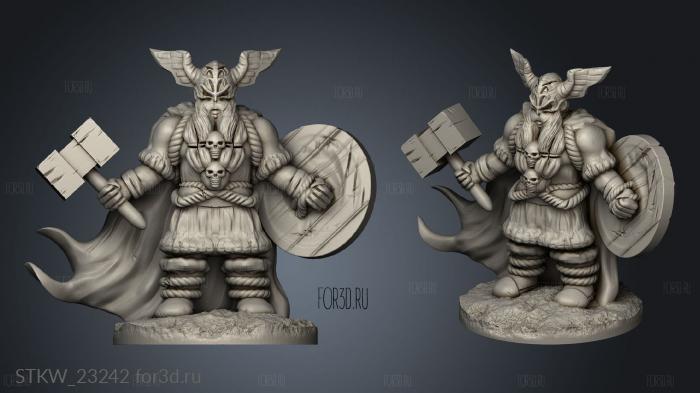 Vikings Dwarven Ruins Dwarf 3d stl модель для ЧПУ