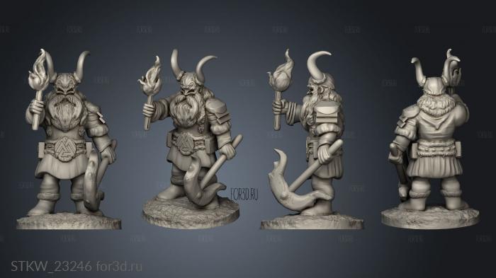 Vikings Dwarven Ruins Dwarf 3d stl модель для ЧПУ