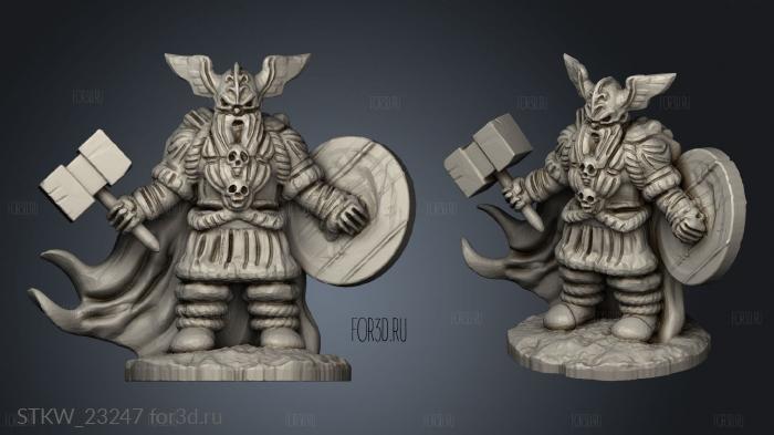 Vikings Dwarven Ruins Dwarf 3d stl модель для ЧПУ