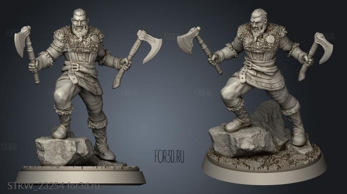 VIKINGS VIKING Dual Axe 3d stl модель для ЧПУ