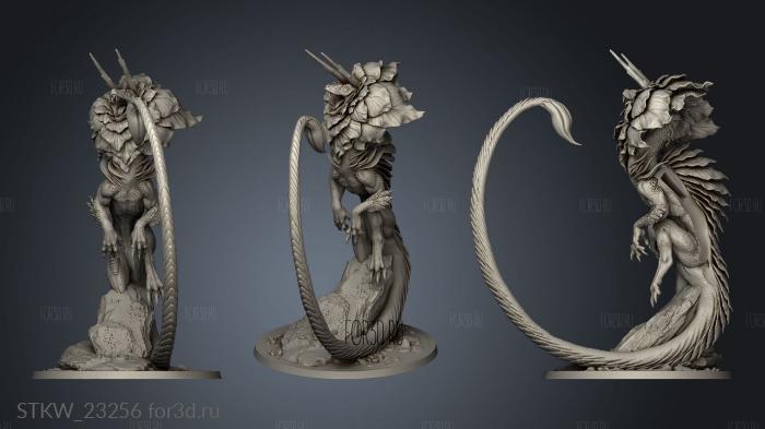 Vile Blossom stl model for CNC