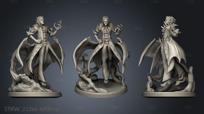 Village Vampires vampire baron floating stl model for CNC