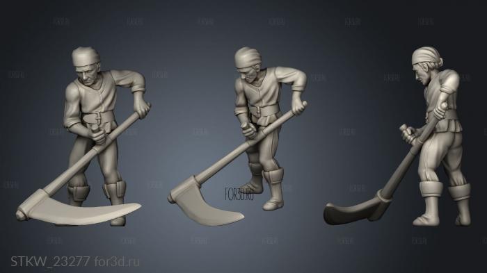 Villager Fer Male stl model for CNC