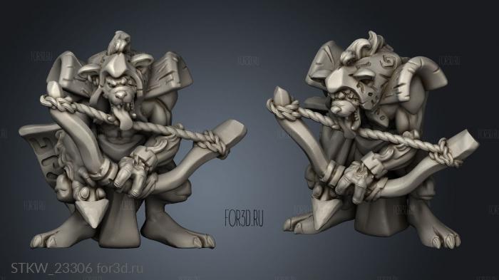 Villains Gronck Rainwalker stl model for CNC