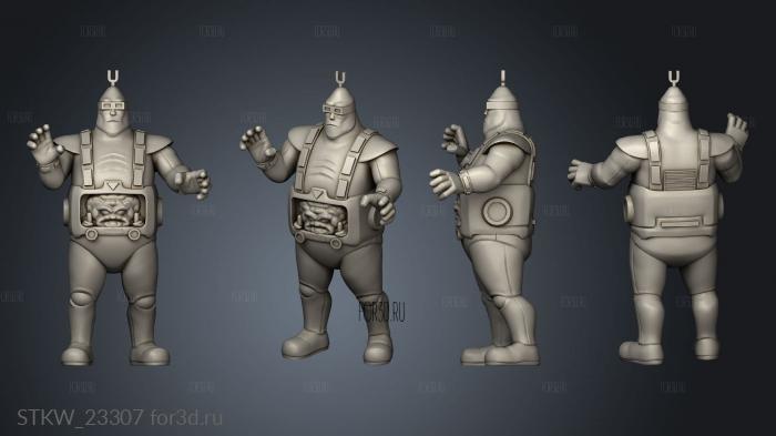 Villains stl model for CNC