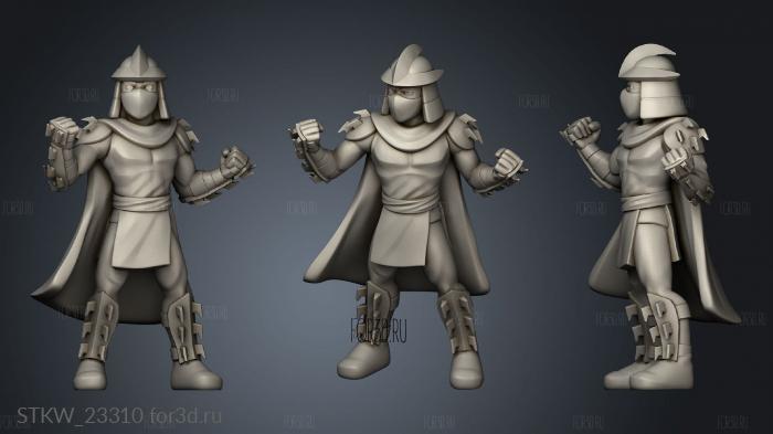 Villains stl model for CNC