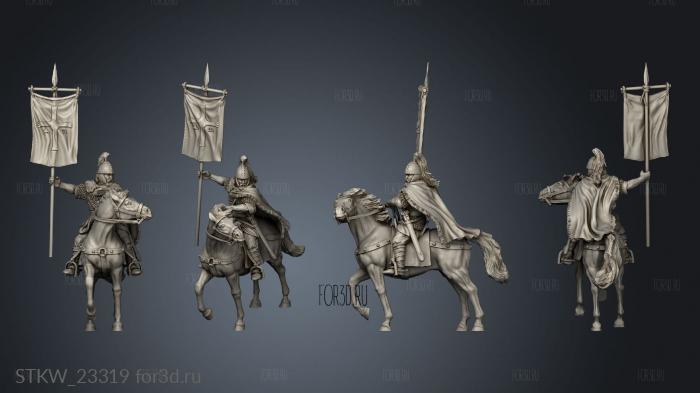 Visigothic Asturian Bearer Flag 3d stl модель для ЧПУ