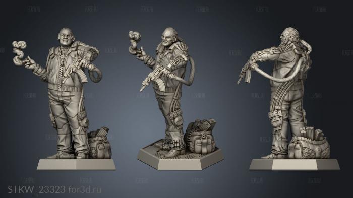 Viva Gang Leaders Dmitri stl model for CNC