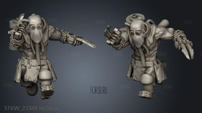 Vraks Chaos ogryn 3d stl модель для ЧПУ