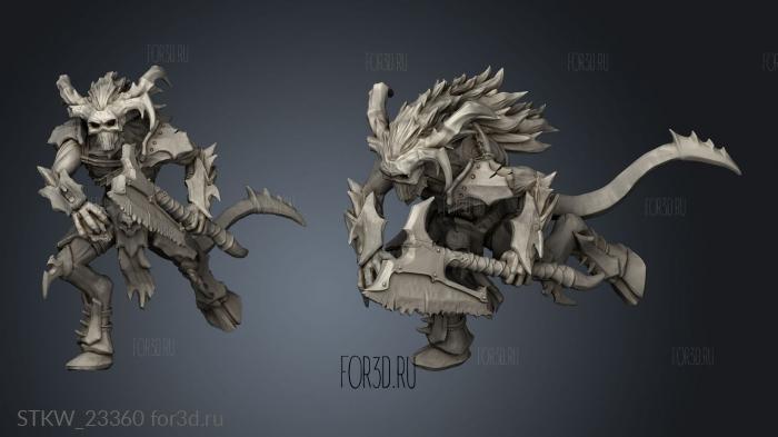 Vultures Horde Flesh Daemon 3d stl модель для ЧПУ