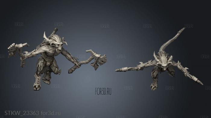 Vultures Horde Flesh Daemon 3d stl модель для ЧПУ