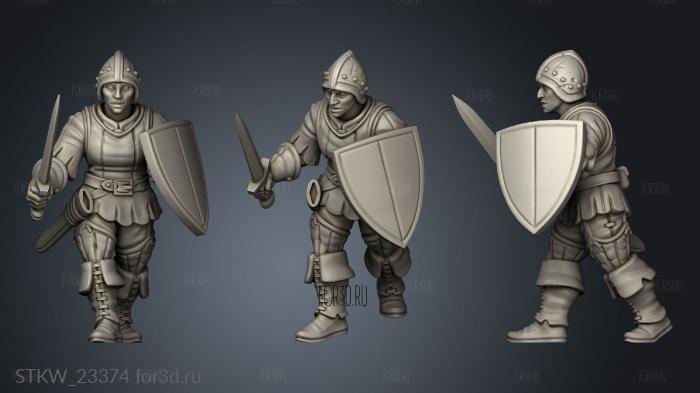 WOMEN GUARD 3d stl модель для ЧПУ