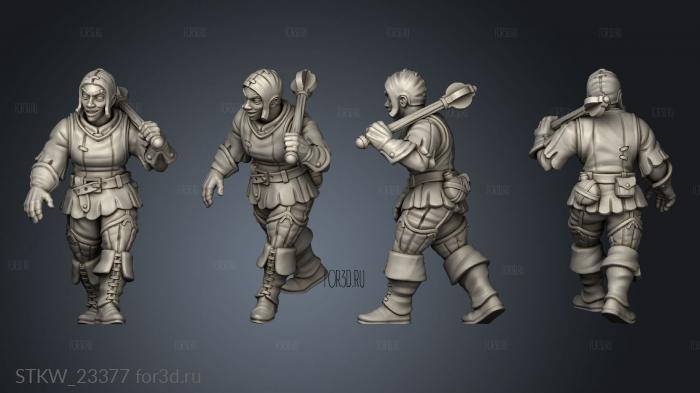 WOMEN GUARD 3d stl модель для ЧПУ