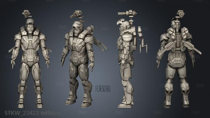 War Machine MK Iron Man 3d stl модель для ЧПУ