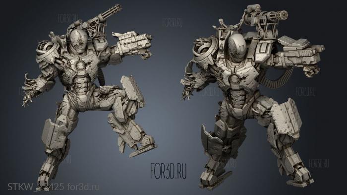 War Machine Washing 3d stl модель для ЧПУ