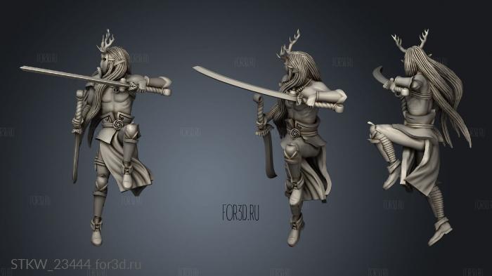 wardancer 3d stl модель для ЧПУ