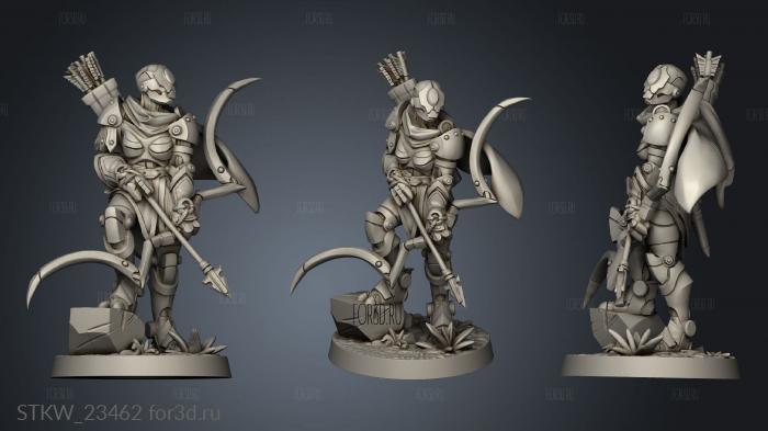 Warforged Ranger and Rogue Warfarget bald 3d stl модель для ЧПУ