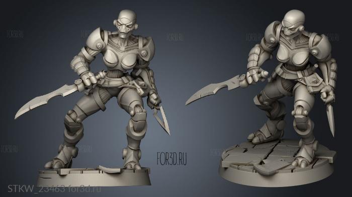 Warforged Ranger and Rogue Warfarget 3d stl модель для ЧПУ