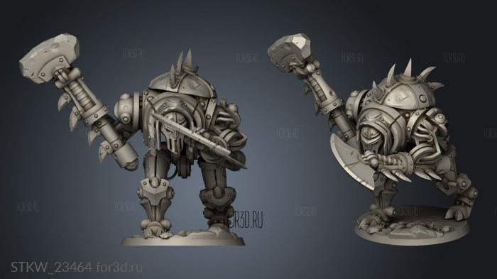 Warforged Titan ps 3d stl модель для ЧПУ