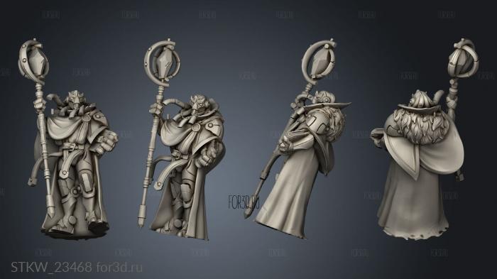 Warforged Warlock dreads 3d stl модель для ЧПУ